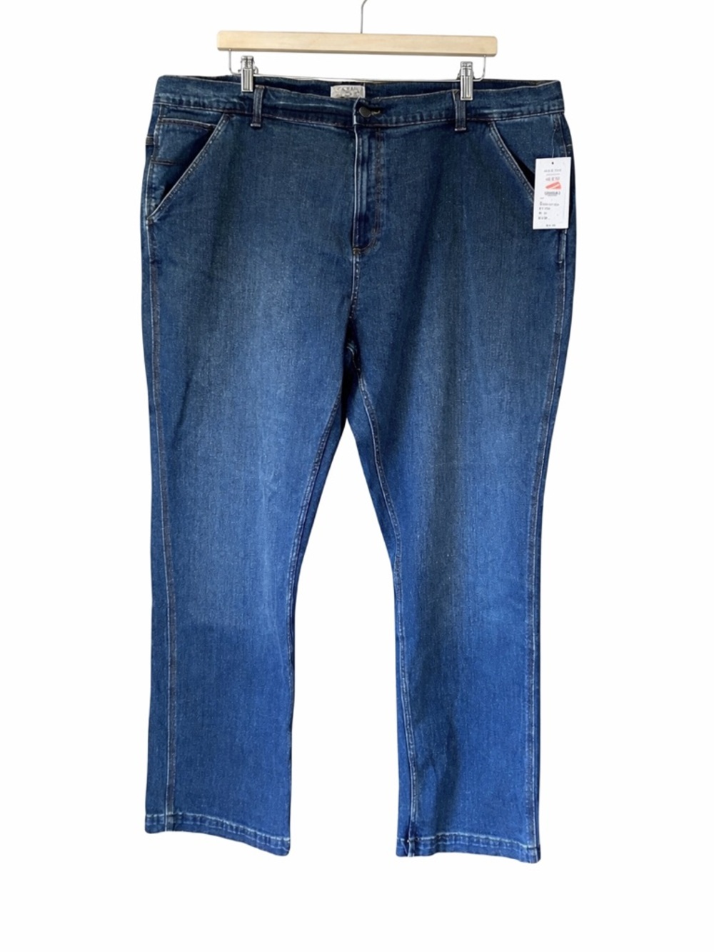 NWT Ocean + Coast Men’s‎ Big & Tall Jeans 5 Pockets Size 46 X 32 Relaxed Denim